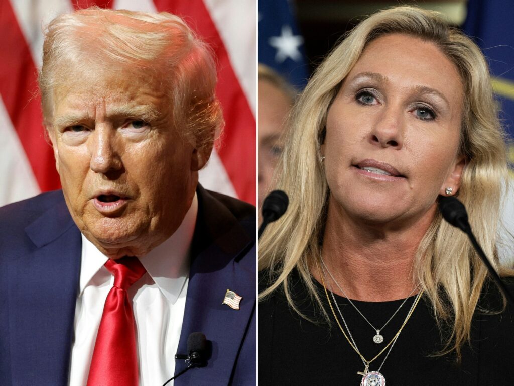 US lawmaker Marjorie Taylor Greene blames Trump for threats after split | Donald Trump News