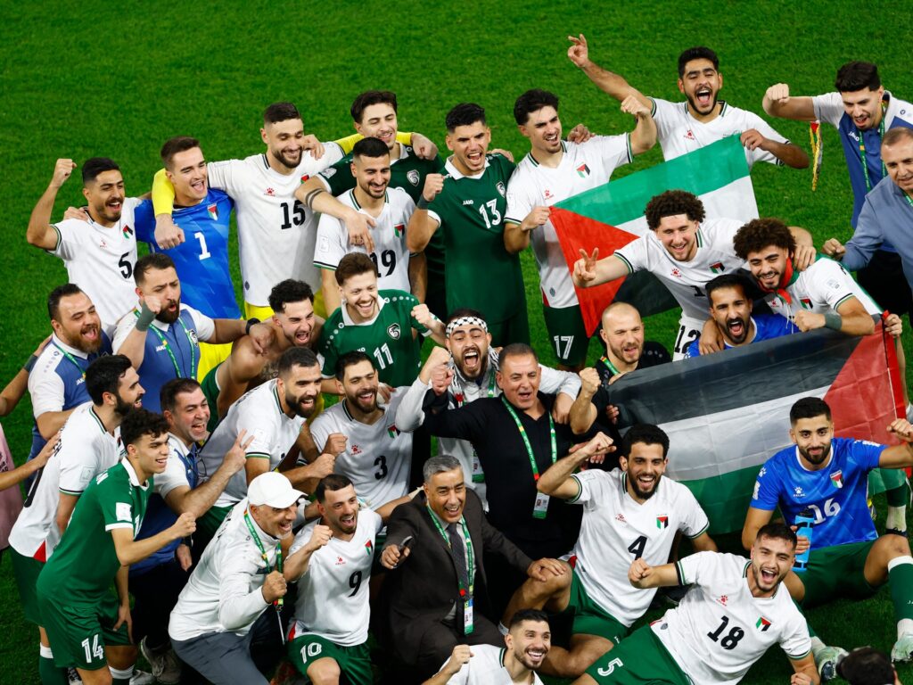 Gritty Palestine enter Arab Cup quarters as favourites Qatar crash out | Football News