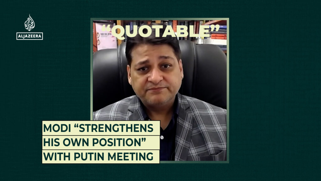 Modi “strengthens his own position” with Putin meeting | Narendra Modi