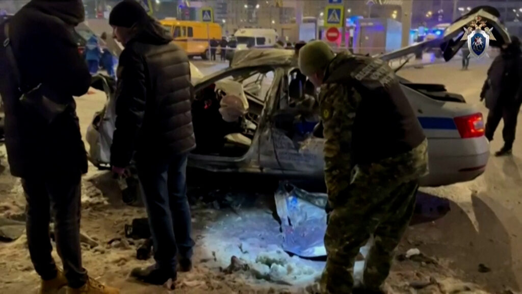 Blast kills policeman in Moscow train station on Ukraine war anniversary | Russia-Ukraine war