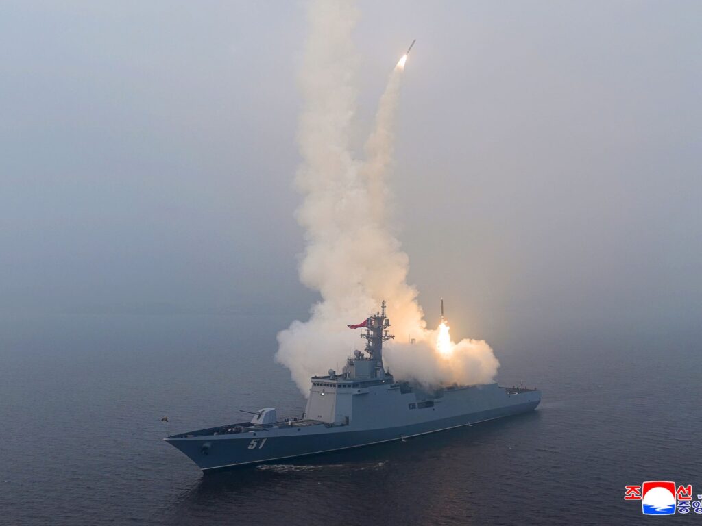 North Korea’s Kim oversees cruise missile tests from new naval destroyer | Kim Jong Un News
