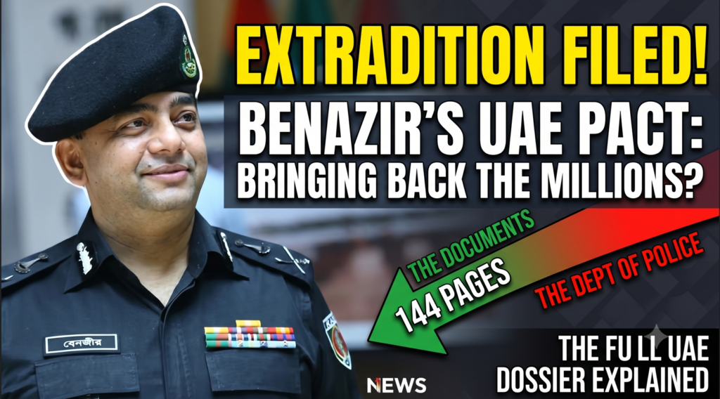 No Escape for Mighty Fugitive: Bangladesh Submits Massive 144-Page Extradition Request to UAE for Ex-IGP Benazir No Escape for Mighty Fugitive Bangladesh Submits Massive 144-Page Extradition Request to UAE for Ex-IGP Benazir