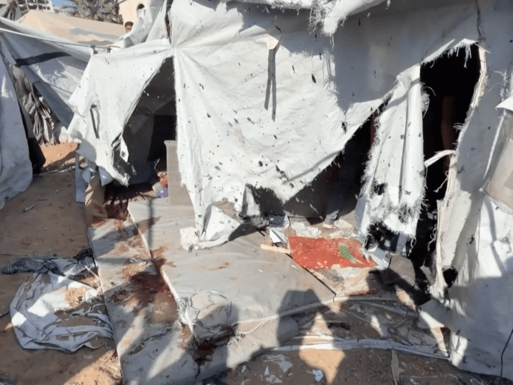 Israeli attack on Gaza City tent camp kills several Palestinians | Gaza News
