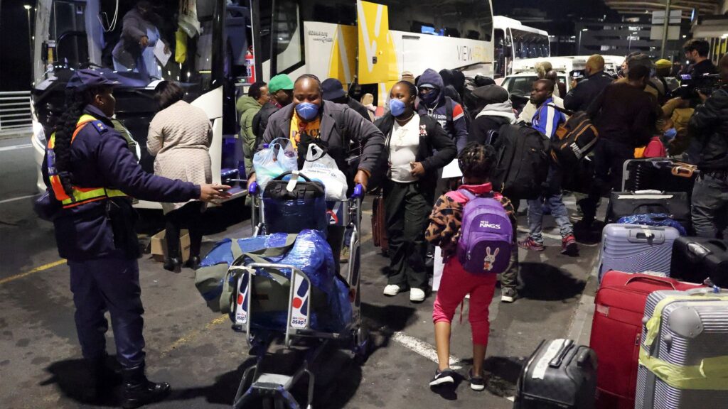 Nigerian migrants flee South Africa after spike in xenophobic protests | Migration