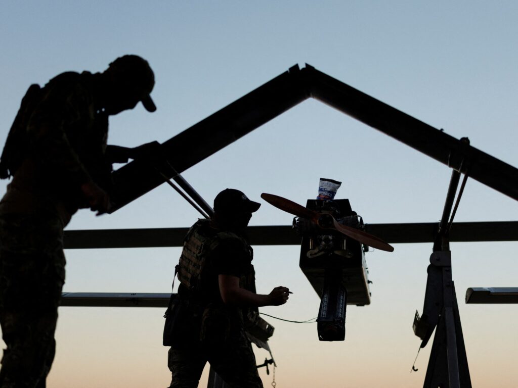 Russian industrial sites on fire after Ukrainian drone attacks | Russia-Ukraine war News