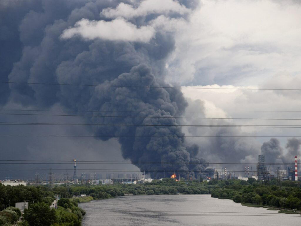 Two killed, refinery on fire in Russia’s Krasnodar after drone attack | Russia-Ukraine war News