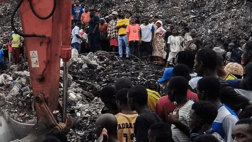 Landfill collapse kills 30 in Guinea’s capital after heavy rains | Weather