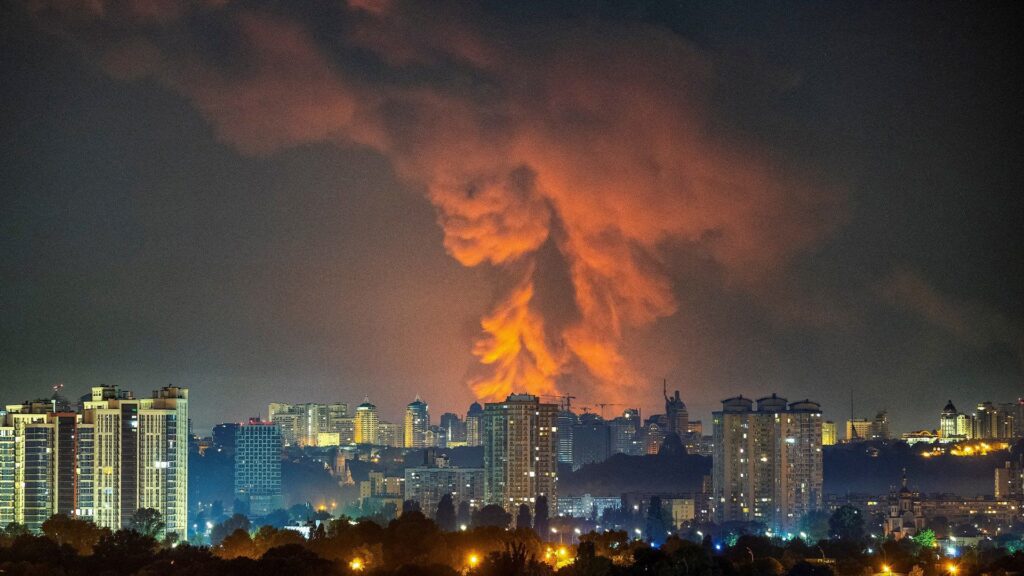 Explosions across Kyiv as Russian missiles strike Ukraine’s capital | Russia-Ukraine war