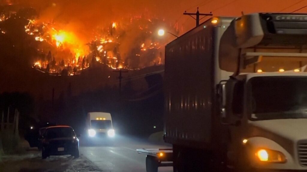 Wildfire forces thousands of evacuations in Western Canada | Weather News