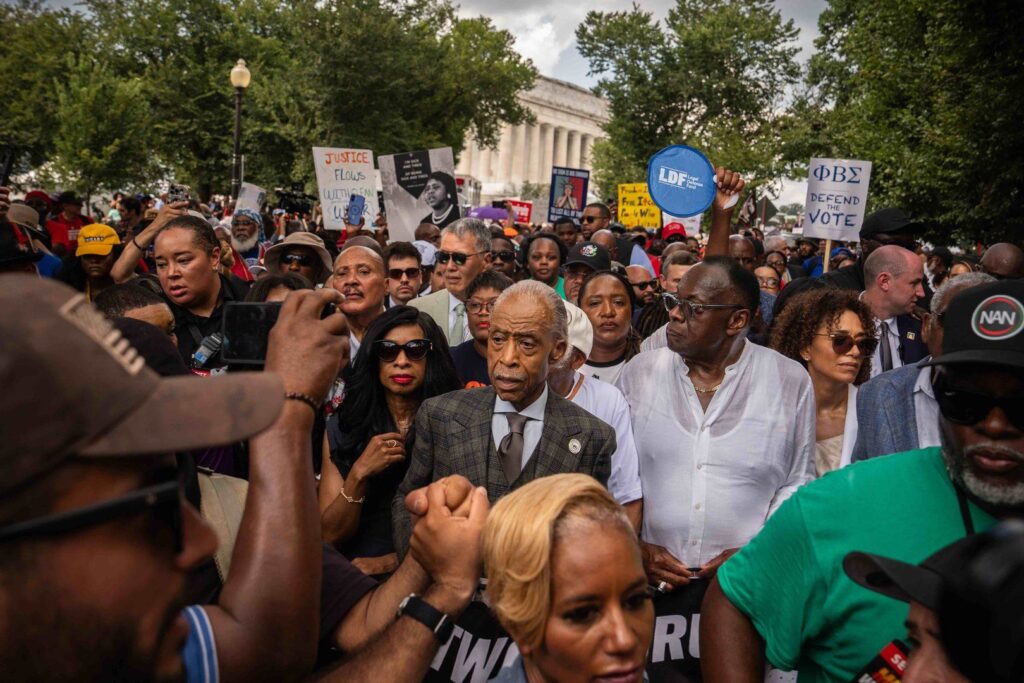 Bernie Sanders, AOC join marchers in Washington to ‘defend the vote’ | Inequality News