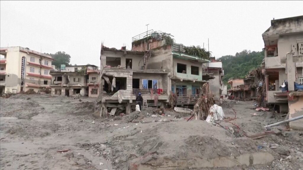 People return to their flood-ravaged homes in Nepal | Newsfeed