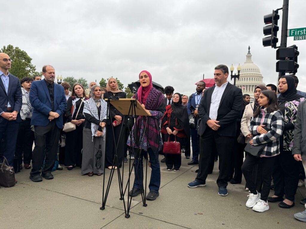 Palestinian Americans meet US lawmakers as Trump seeks $2.8bn for Israel | Israel-Palestine conflict News
