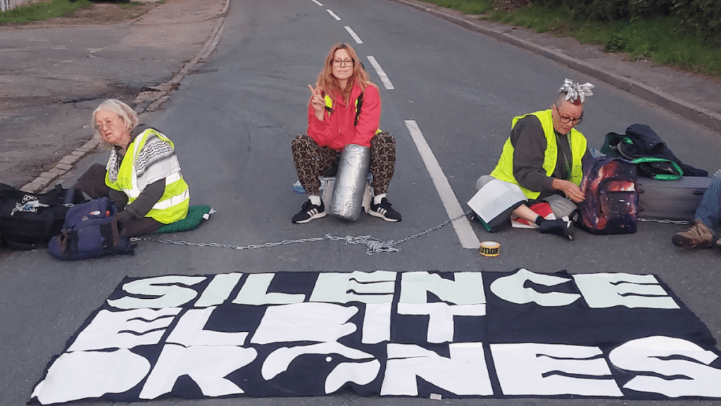 Protesters blockade Elbit Systems factory over Israel weapons supply | Weapons