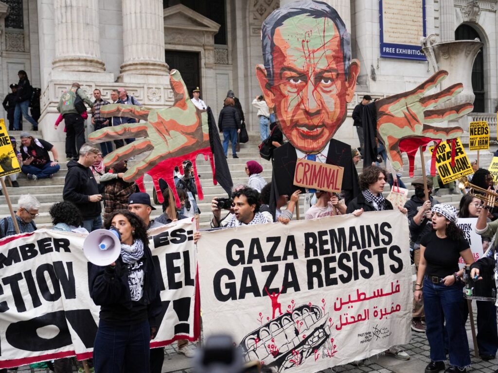 NYC police arrest Susan Sarandon, other celebrities protesting Netanyahu | Protests News